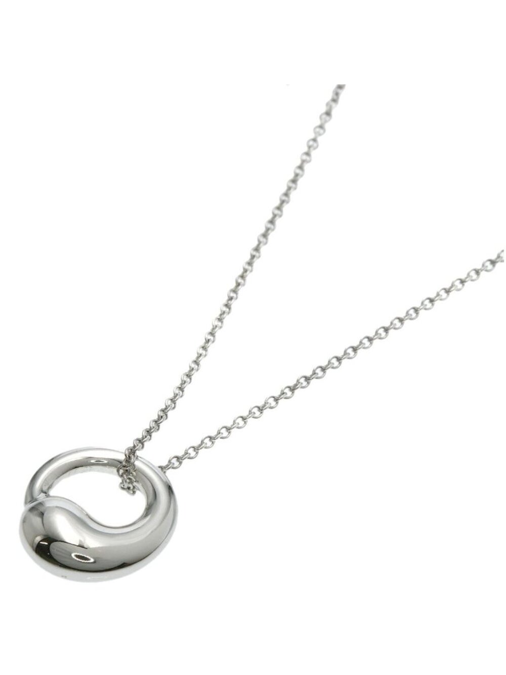 Tiffany & Co Eternal Circle Necklace Silver